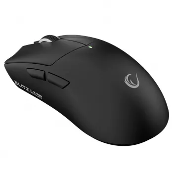 Rampage Blitz Ultimate mouse ottico gaming wireless 30000 DPI PAW3950 Tri-Mode 8K nero