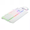 Rampage Fortuna set tastiera e mouse con filo bianco