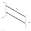 NEOMOUNTS NEWSTAR toolbar da scrivania per schermo piatto per 6 monitor (70 x 130 cm) 10-24 argento