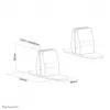 Neomounts supporto da tavolo per pellicole protettive in vetro NS-GLSPROTECT Serie - set da 2 pezzi - bianco