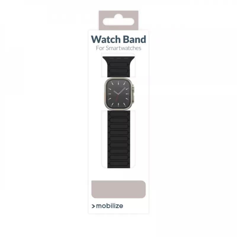 Mobilize cinturino in silicone per Watch - magnetico - per Apple 38/40/41mm - nero