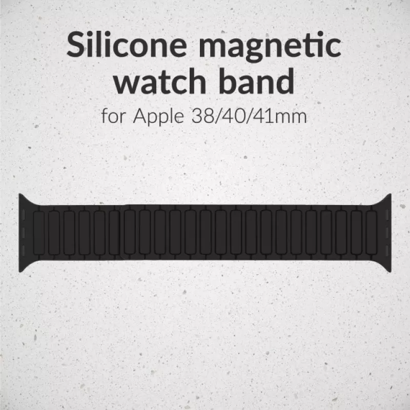 Mobilize cinturino in silicone per Watch - magnetico - per Apple 38/40/41mm - nero