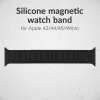 Mobilize cinturino in silicone - magnetico - per Apple 42/44/45/49mm - nero