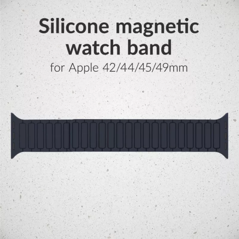 Mobilize cinturino in silicone per Watch - magnetico - per Apple 42/44/45/49mm - blu