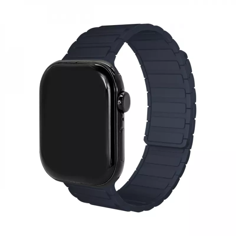 Mobilize cinturino in silicone per Watch - magnetico - per Apple 42/44/45/49mm - blu