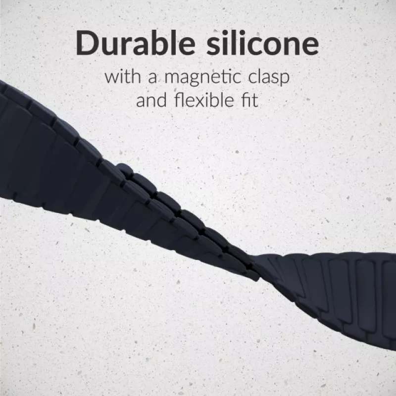 Mobilize cinturino in silicone per Watch - magnetico - per Apple 42/44/45/49mm - blu
