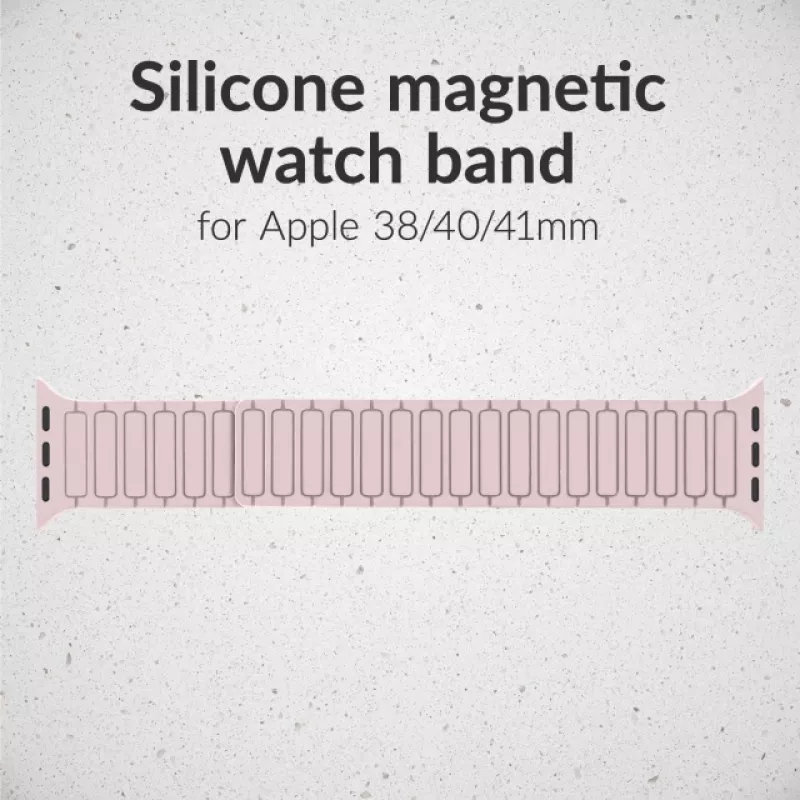 Mobilize cinturino in silicone per Watch - magnetico - per Apple 38/40/41mm - rosa