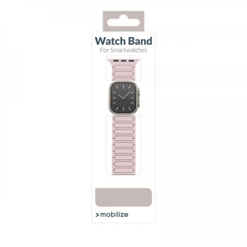 Mobilize cinturino in silicone per Watch - magnetico - per Apple 38/40/41mm - rosa