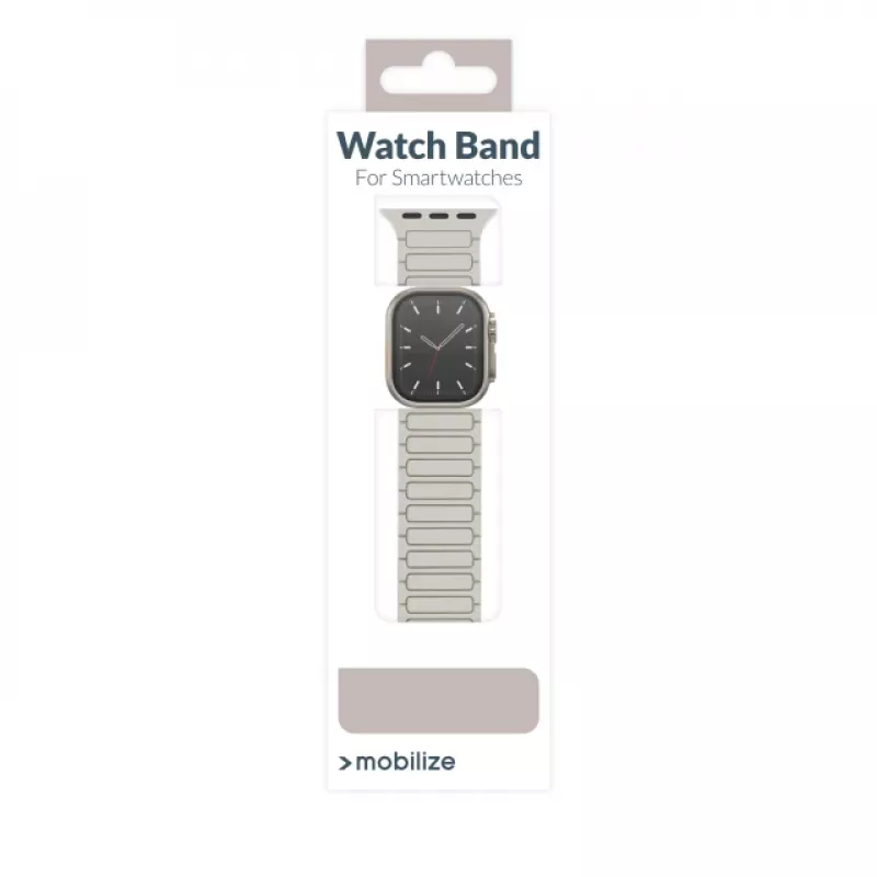 Mobilize cinturino in silicone - magnetico - per Apple 38/40/41 mm - Starlight