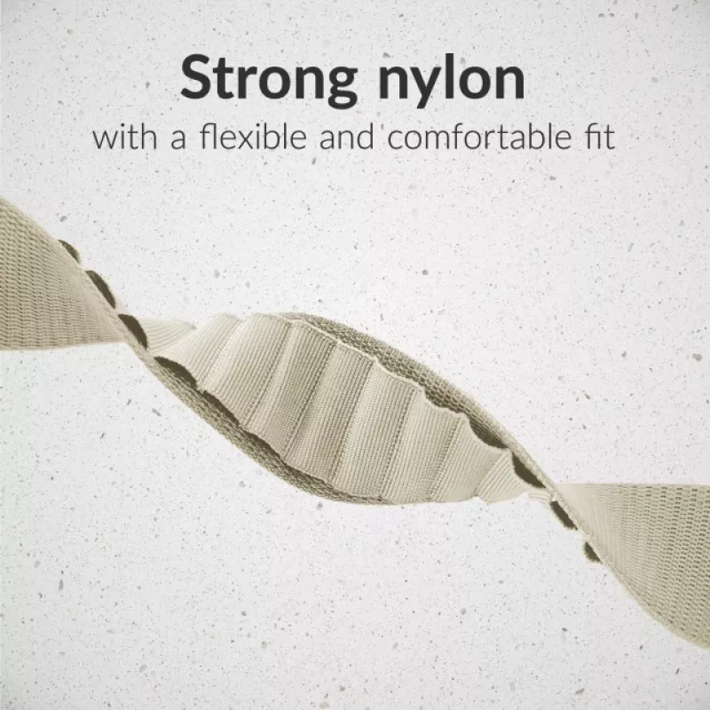 Mobilize cinturino in nylon per Watch - Alpine - connettore in titanio - per Apple 38/40/41mm - Starlight