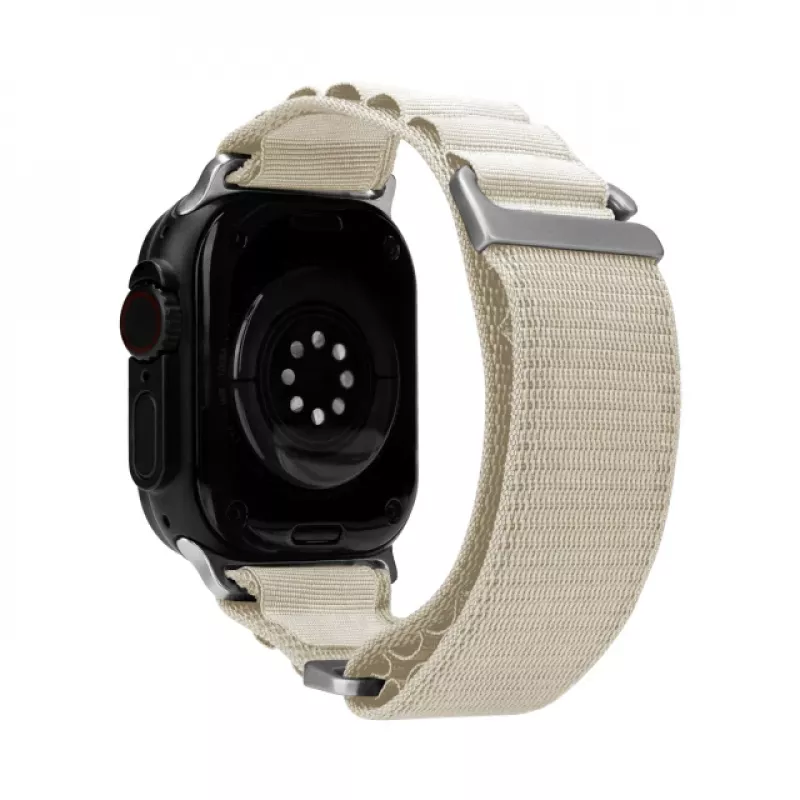 Mobilize cinturino in nylon per Watch - Alpine - connettore in titanio - per Apple 38/40/41mm - Starlight