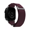 Mobilize cinturino in nylon per Watch - Alpine - connettore in titanio - per Apple 38/40/41mm - Bordeaux