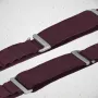 Mobilize cinturino in nylon per Watch - Alpine - connettore in titanio - per Apple 38/40/41mm - Bordeaux