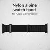 Mobilize Nylon Watch Band - Alpine - Connettore nero - per Apple 38/40/41mm - Nero