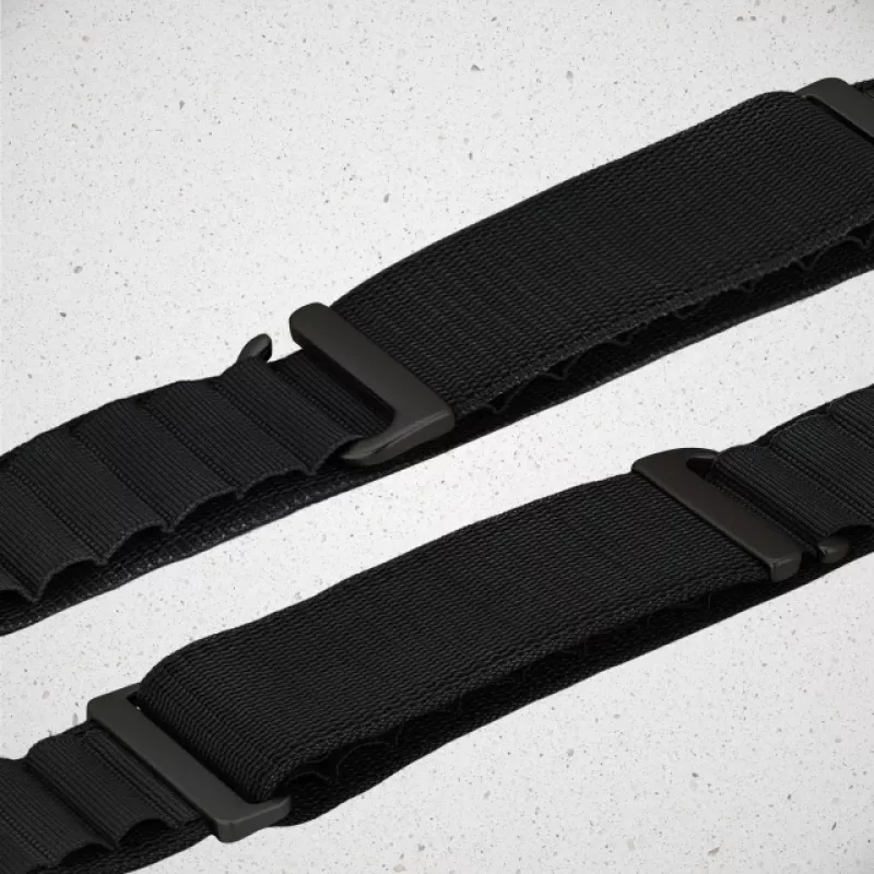 Mobilize Nylon Watch Band - Alpine - Connettore nero - per Apple 38/40/41mm - Nero