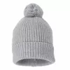 Lodger Cappello per neonati 100% lana merino Drizzle Grey 6-12 mesi