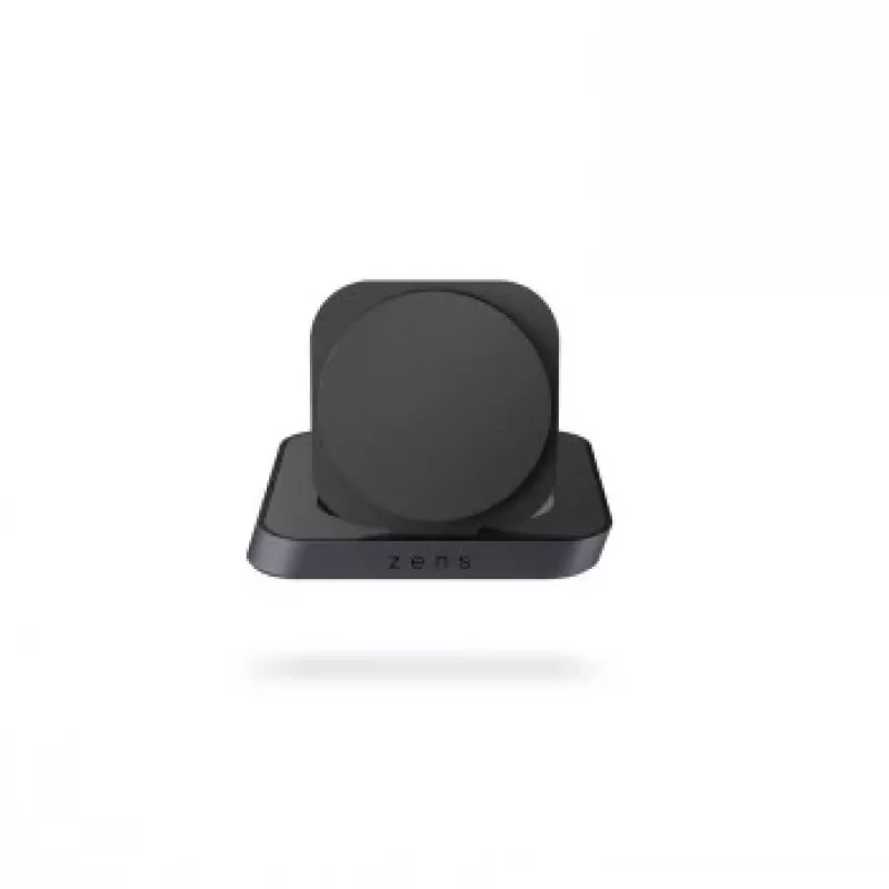 ZENS Magnetic Nightstand Charger - supporto di ricarica wireless 20W per iPhone e AirPods (nero)