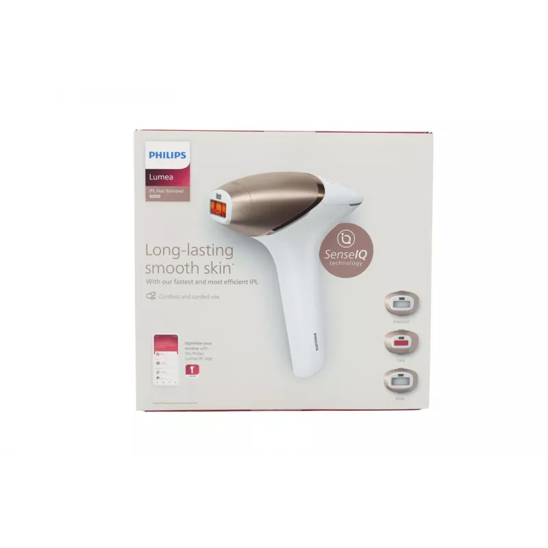 Philips Lumea IPL Serie 9000 dispositivo per l'epilazione con tecnologia SenseIQ BRI955/00