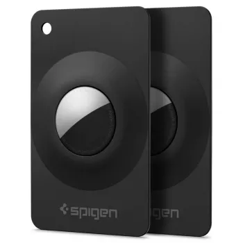 Spigen AirFit 2 2-Pack Apple AirTag 1/2 nero