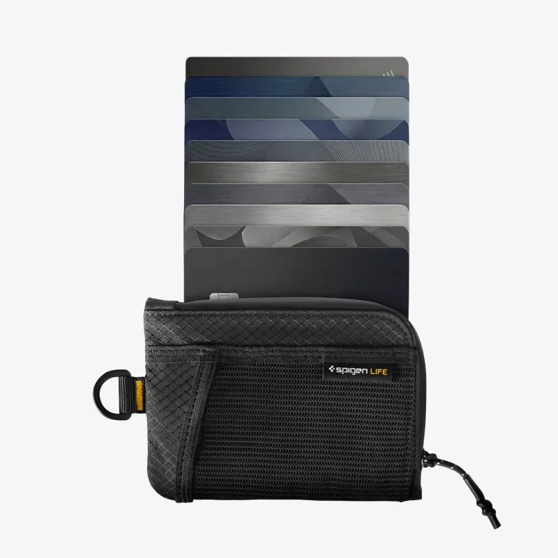 SPIGEN LF300 portacarte soft RFID nero