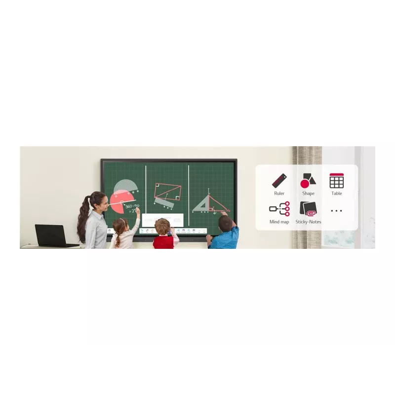 LG 86TR3DK-B 86 pollici UHD 390NITS 16/7 Touch Android 13 (EDLA) Display Interattivo