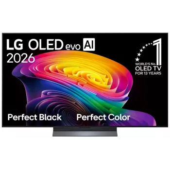 LG OLED55C61LA 55 pollici 4K OLED evo Smart TV, webOS, nero