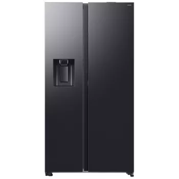Samsung RS80F64KEFEO Frigo-congelatore American Style, 615L, Total No Frost, distributore di acqua e ghiaccio con allacciamento idrico, finitura acciaio inox