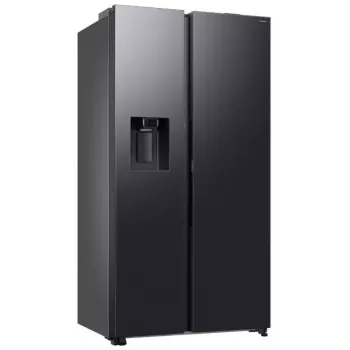 Samsung RS80F64KEFEO Frigo-congelatore American Style, 615L, Total No Frost, distributore di acqua e ghiaccio con allacciamento idrico, finitura acciaio inox