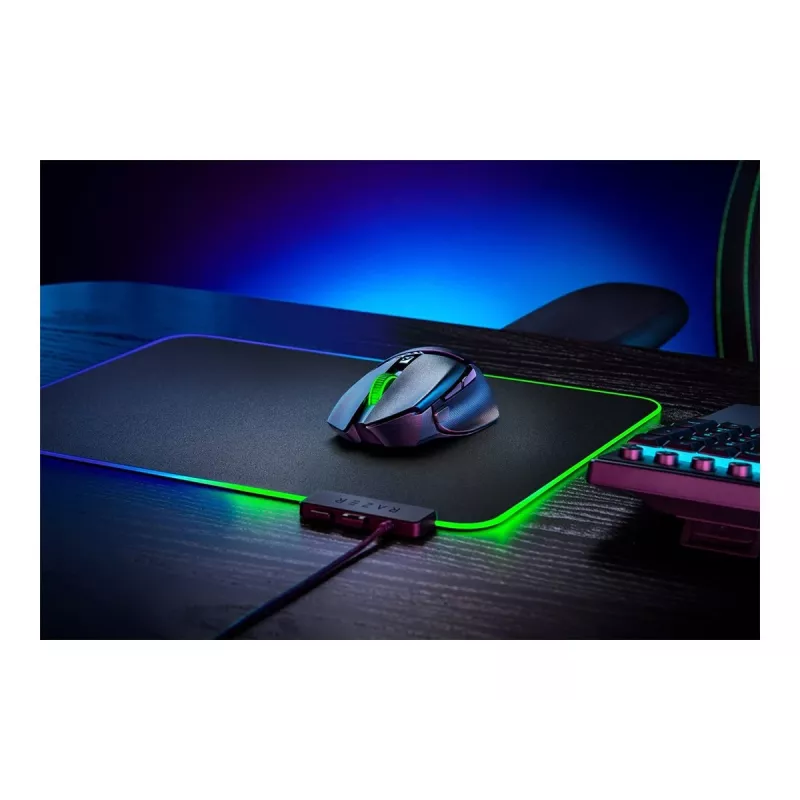 Razer Basilisk V3 X HyperSpeed mouse da gaming wireless - bianco