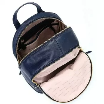 Michael Kors Rhea zaino Navy Saffiano in pelle donna 27x26x14 cm
