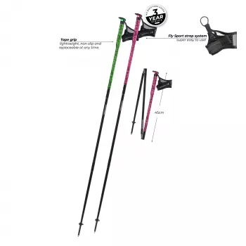 Komperdell FXP Carbon 125 cm bastoncini da running