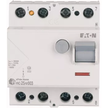 EATON interruttore differenziale 25A 4P 4M 30mA AC 6kA