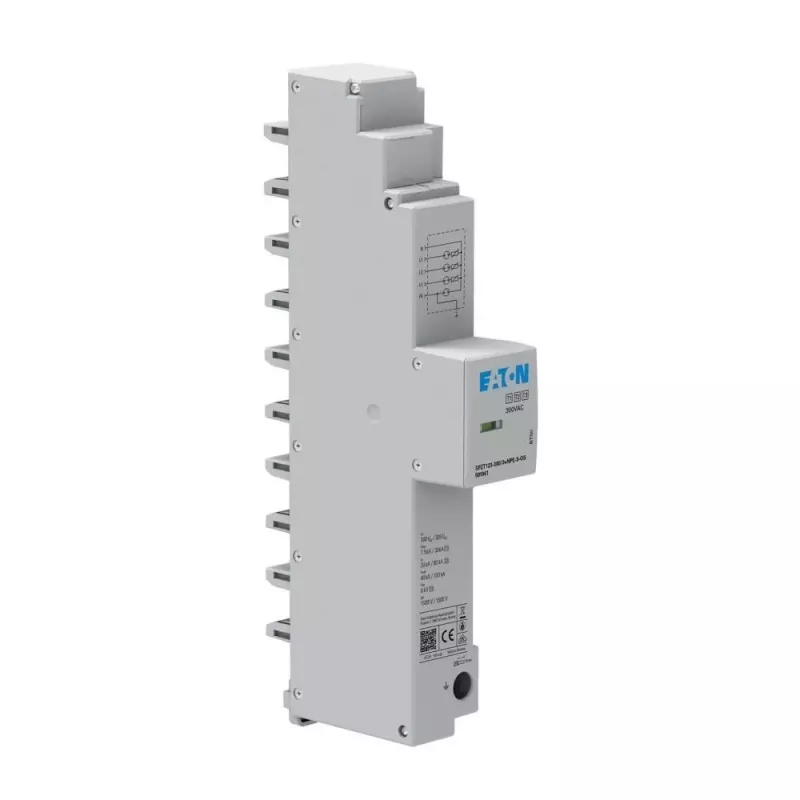 Eaton scaricatore di sovratensione per barra collettrice 40mm SPZT123-300/3+NPE