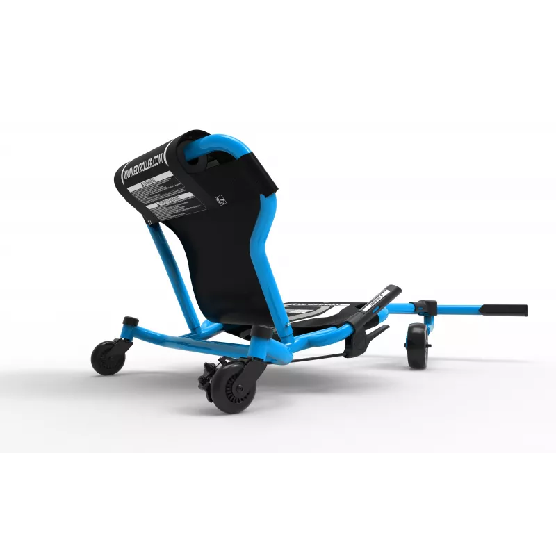 EzyRoller Spinner Pro X go-kart a propulsione con rotazione a 360°, blu, 10+ anni