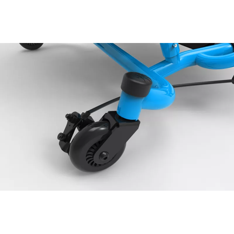 EzyRoller Spinner Pro X go-kart a propulsione con rotazione a 360°, blu, 10+ anni