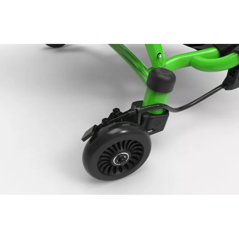 EzyRoller Drifter X go-kart da drift a propulsione a piedi, 4-12 anni, verde lime