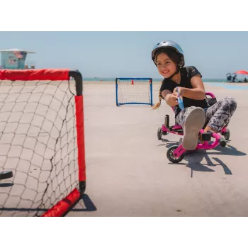 EzyRoller EZ-HOCKEY set da hockey per 4 giocatori (porte, mazze, dischi)