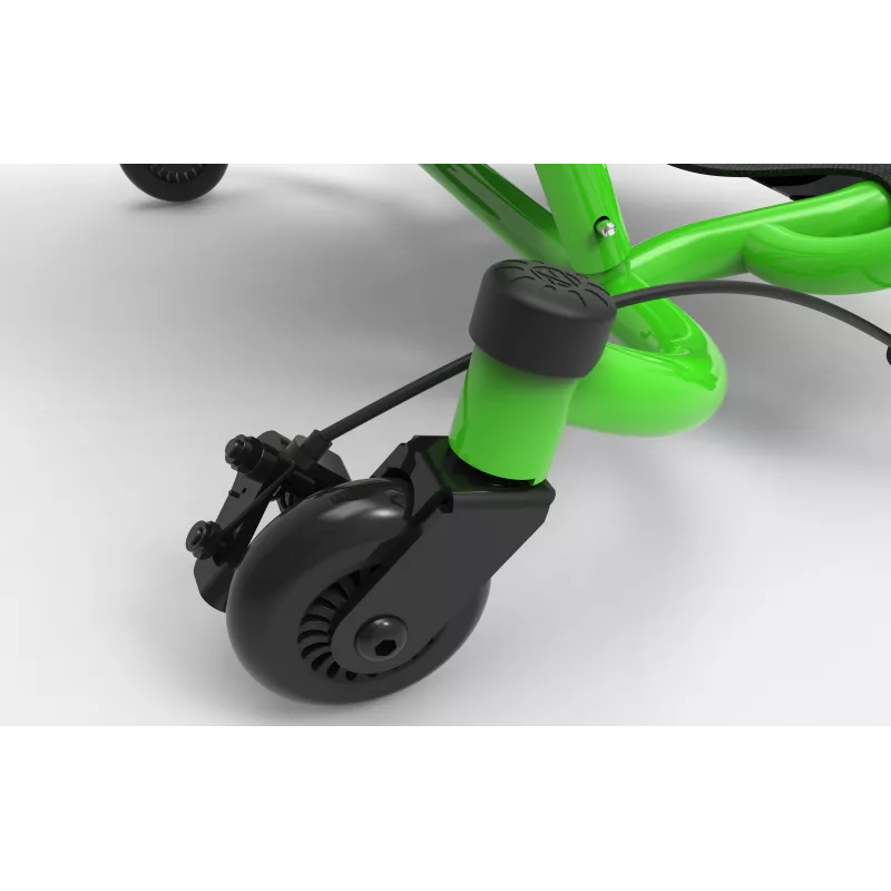 EzyRoller Spinner X verde drift ride-on 360° per bambini 4-12 anni
