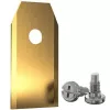 EXTRA DIGITAL lame per robot tagliaerba, 35x18x0,75 mm, rivestite in titanio, 30 pz.