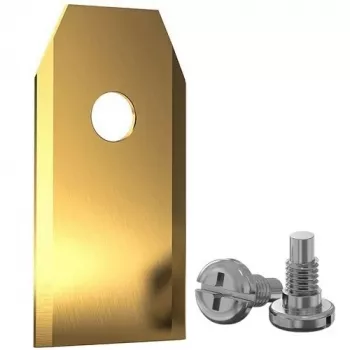 EXTRA DIGITAL lame per robot tagliaerba, 35x18x0,75 mm, rivestite in titanio, 30 pz.
