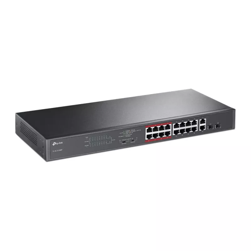 TP-Link TL-SL1218MP switch Gigabit unmanaged PoE+ 18 porte (16 porte PoE+, budget 150W)