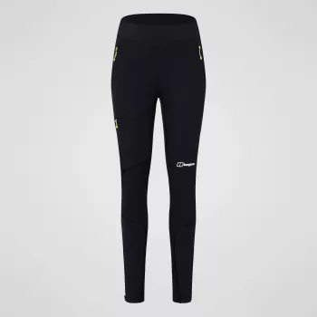 Berghaus MTN Guide Alpine Legging Leggings softshell donna - nero, taglia L