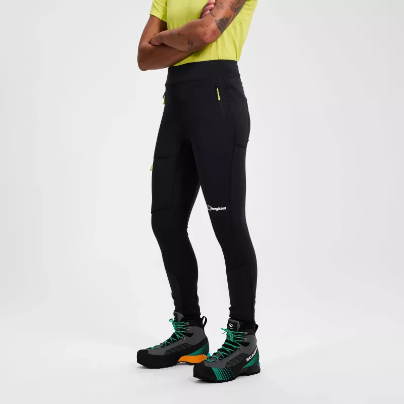 Berghaus MTN Guide Alpine Legging Leggings softshell donna - nero, taglia L