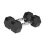REBEL ACTIVE Manubri in ghisa con rivestimento in gomma 2x5 kg