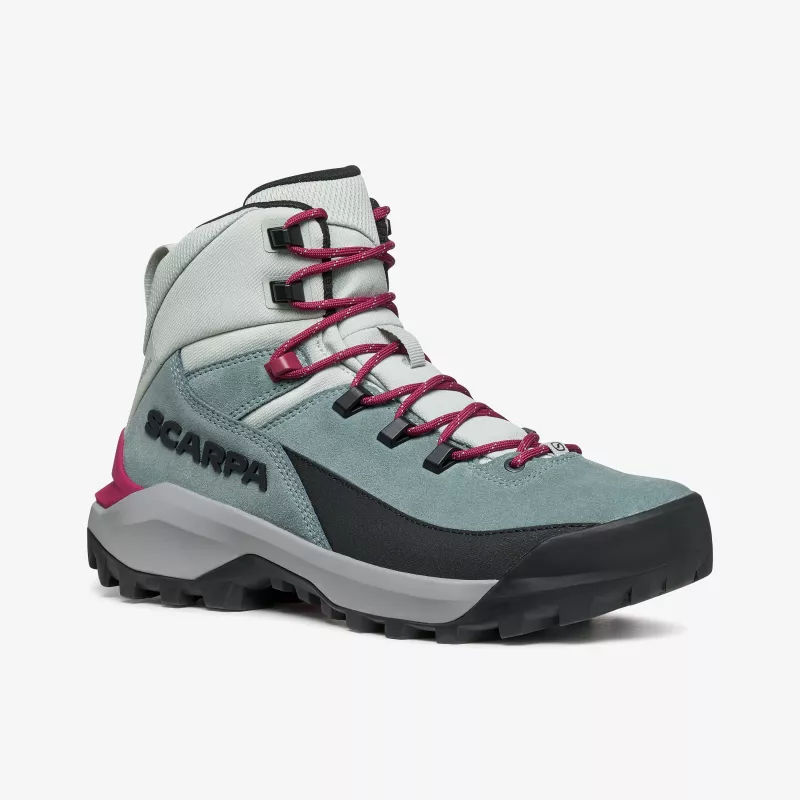 Scarpa Mustang TRK GTX Stivali da donna, Verde conifera/Lampone, taglia 39