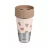 Beaba Mini & Me BigLove Set di bicchieri in acciaio inox per mamma e bambino 360° bicchieri da allenamento 2 pezzi