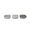 Beaba BigLove Set di contenitori in acciaio inox con coperchi in silicone, 3 pezzi