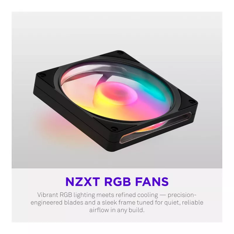 NZXT F140 RGB Ventola 140mm nera