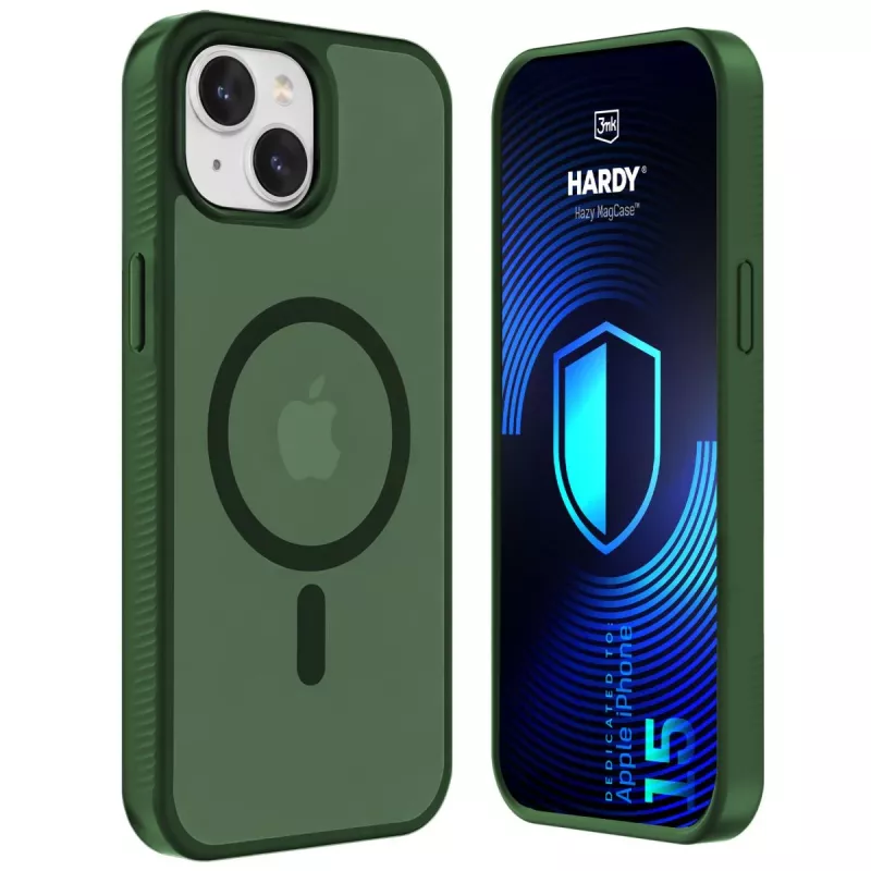 3MK PROTECTION Apple iPhone 15 - 3mk Hardy Hazy MagCase verde