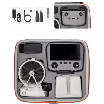 Valigia rigida XL SUNNYLIFE per drone DJI Flip e radiocomando - arancione
